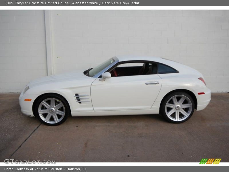 Alabaster White / Dark Slate Grey/Cedar 2005 Chrysler Crossfire Limited Coupe