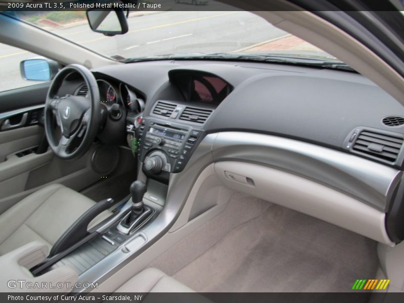 Polished Metal Metallic / Taupe 2009 Acura TL 3.5