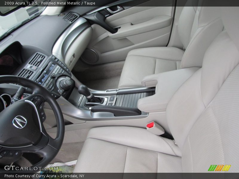 Polished Metal Metallic / Taupe 2009 Acura TL 3.5