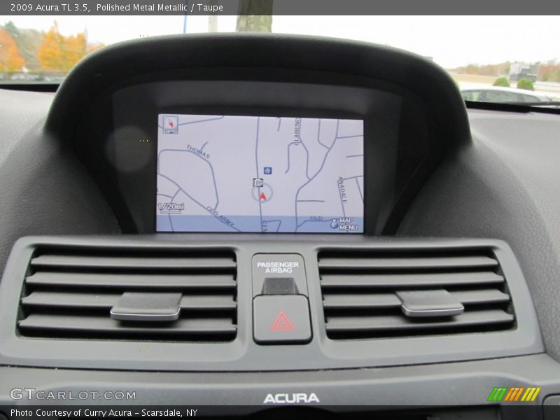 Polished Metal Metallic / Taupe 2009 Acura TL 3.5