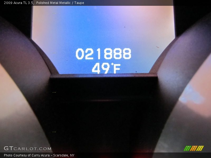 Polished Metal Metallic / Taupe 2009 Acura TL 3.5