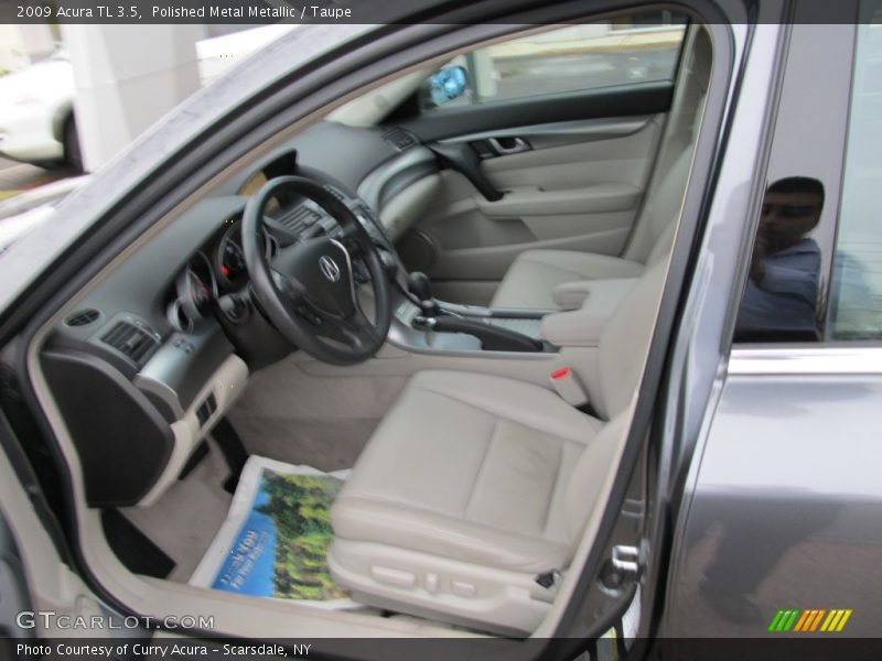 Polished Metal Metallic / Taupe 2009 Acura TL 3.5