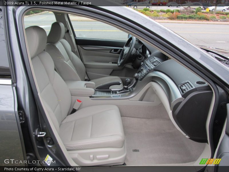 Polished Metal Metallic / Taupe 2009 Acura TL 3.5