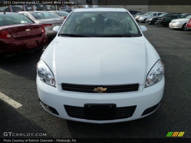 Summit White / Neutral 2011 Chevrolet Impala LT