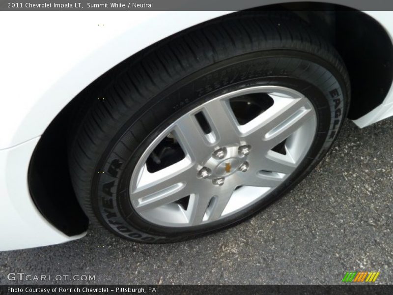 Summit White / Neutral 2011 Chevrolet Impala LT