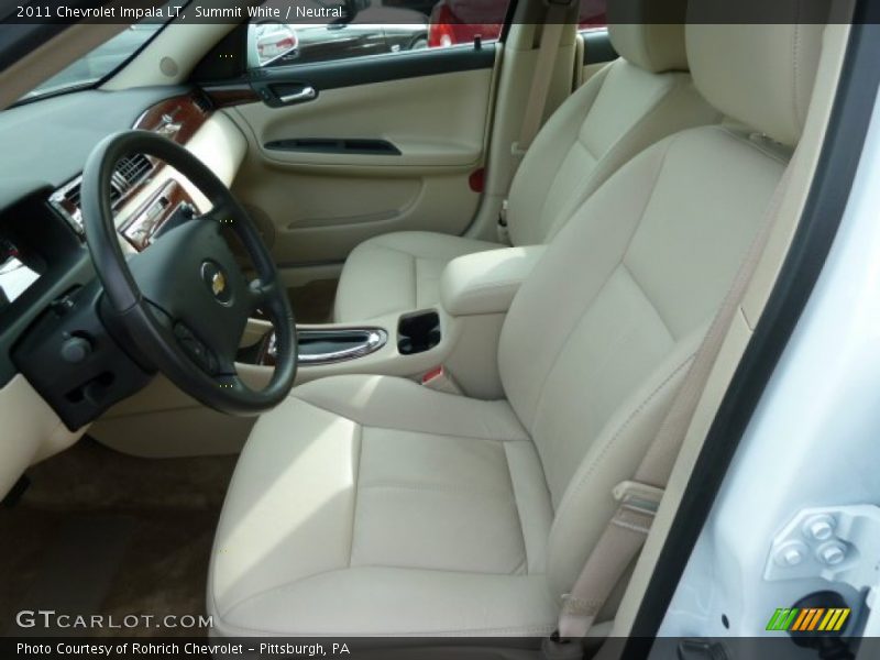 Summit White / Neutral 2011 Chevrolet Impala LT