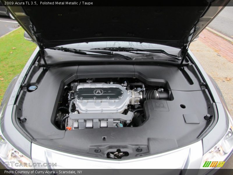 Polished Metal Metallic / Taupe 2009 Acura TL 3.5