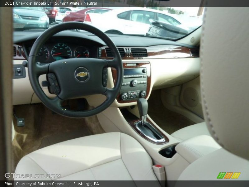Summit White / Neutral 2011 Chevrolet Impala LT