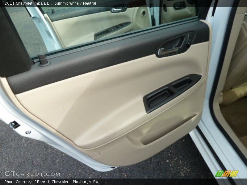 Summit White / Neutral 2011 Chevrolet Impala LT