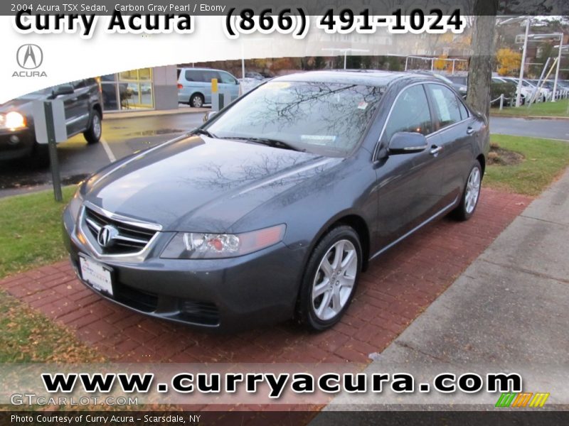 Carbon Gray Pearl / Ebony 2004 Acura TSX Sedan