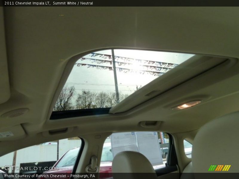 Summit White / Neutral 2011 Chevrolet Impala LT