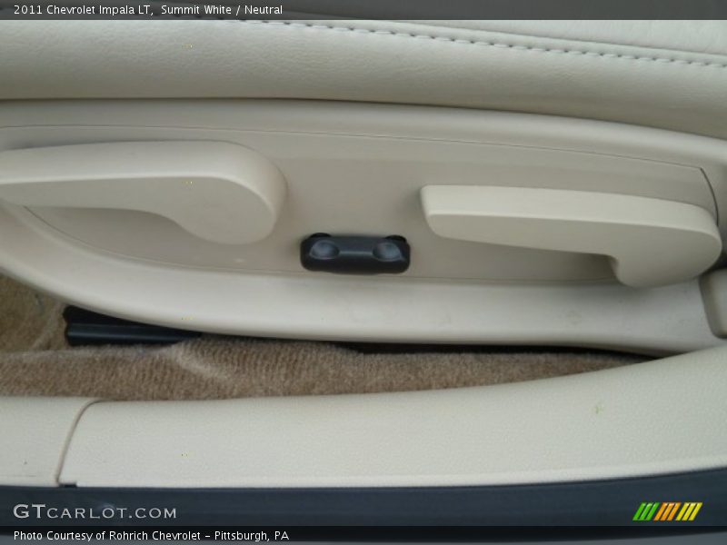 Summit White / Neutral 2011 Chevrolet Impala LT