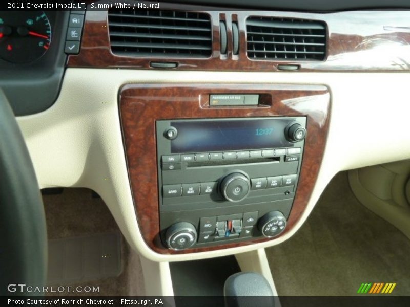 Summit White / Neutral 2011 Chevrolet Impala LT