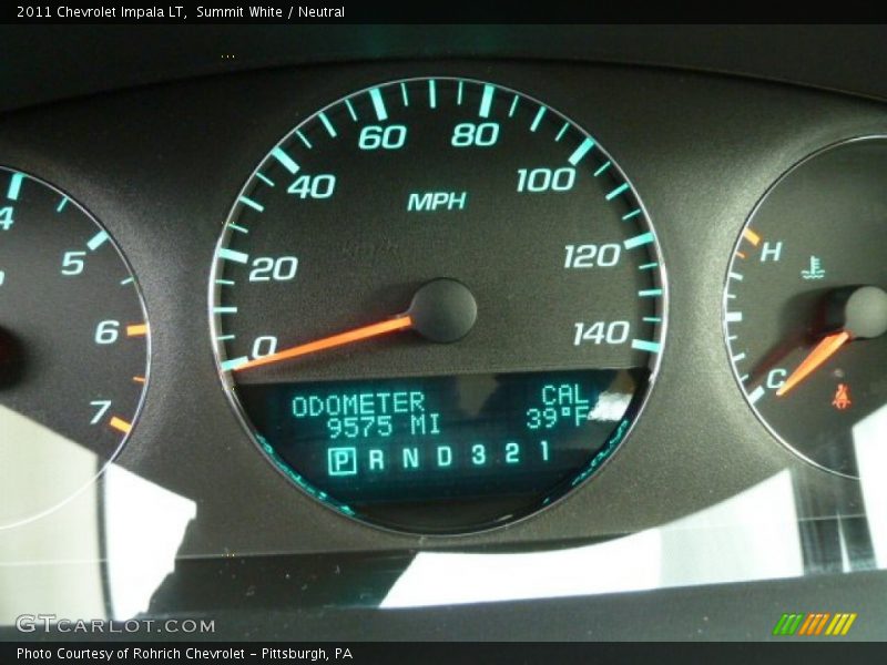 Summit White / Neutral 2011 Chevrolet Impala LT