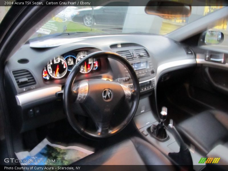 Carbon Gray Pearl / Ebony 2004 Acura TSX Sedan