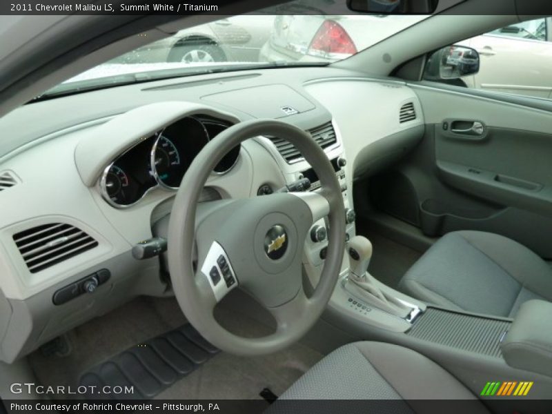 Titanium Interior - 2011 Malibu LS 