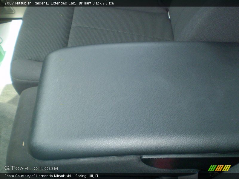 Brilliant Black / Slate 2007 Mitsubishi Raider LS Extended Cab