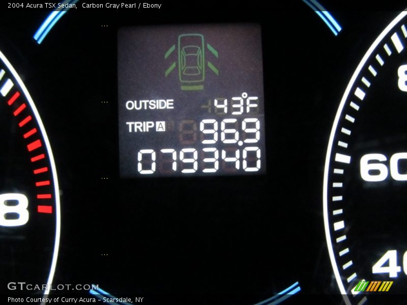 Carbon Gray Pearl / Ebony 2004 Acura TSX Sedan
