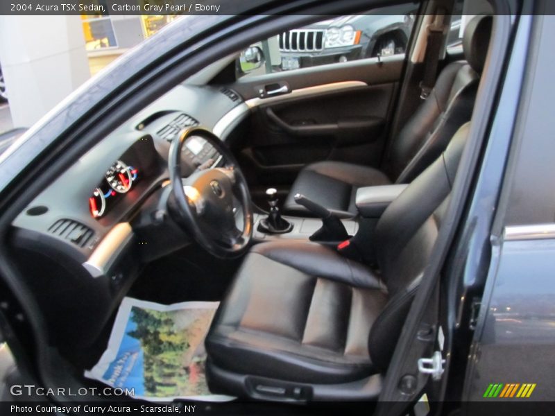Carbon Gray Pearl / Ebony 2004 Acura TSX Sedan