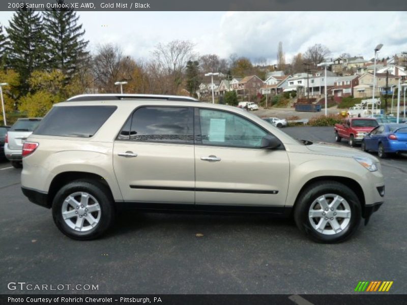  2008 Outlook XE AWD Gold Mist