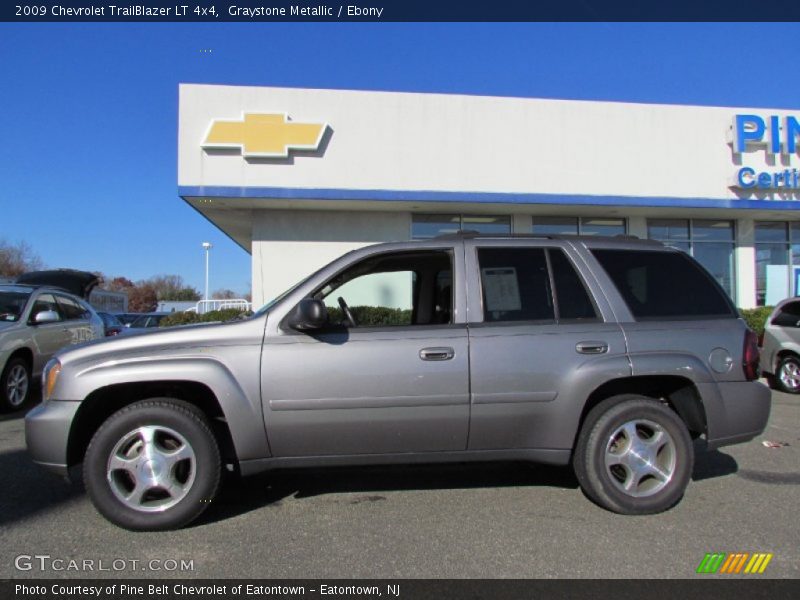 Graystone Metallic / Ebony 2009 Chevrolet TrailBlazer LT 4x4