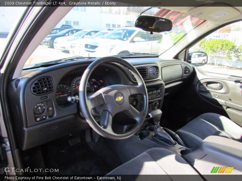 Graystone Metallic / Ebony 2009 Chevrolet TrailBlazer LT 4x4