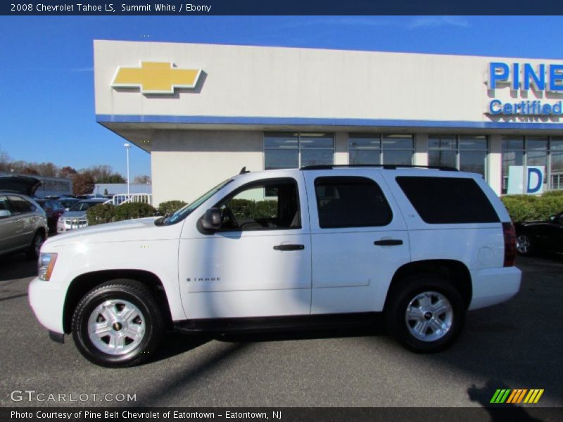 Summit White / Ebony 2008 Chevrolet Tahoe LS
