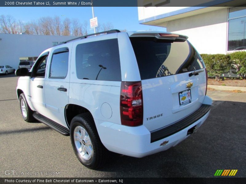 Summit White / Ebony 2008 Chevrolet Tahoe LS