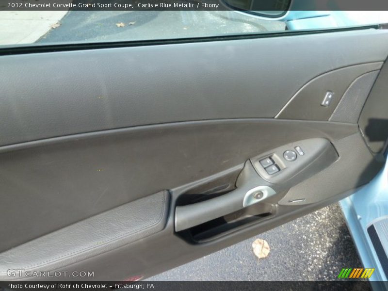 Carlisle Blue Metallic / Ebony 2012 Chevrolet Corvette Grand Sport Coupe