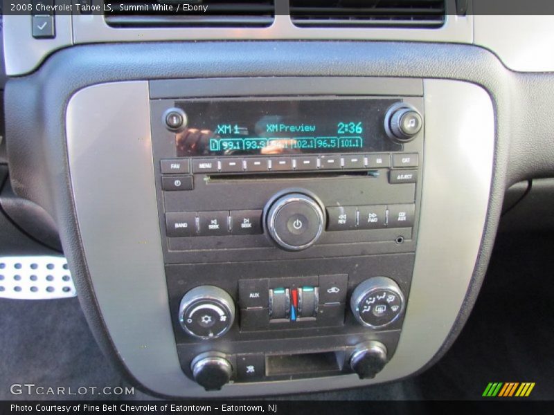 Summit White / Ebony 2008 Chevrolet Tahoe LS