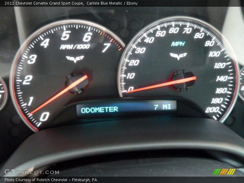  2012 Corvette Grand Sport Coupe Grand Sport Coupe Gauges