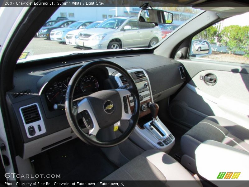 Summit White / Light Gray 2007 Chevrolet Equinox LT