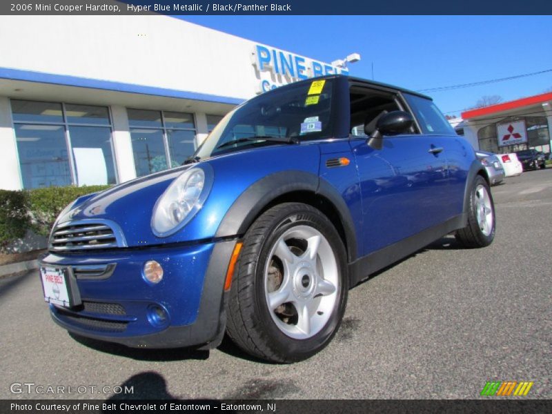 Hyper Blue Metallic / Black/Panther Black 2006 Mini Cooper Hardtop