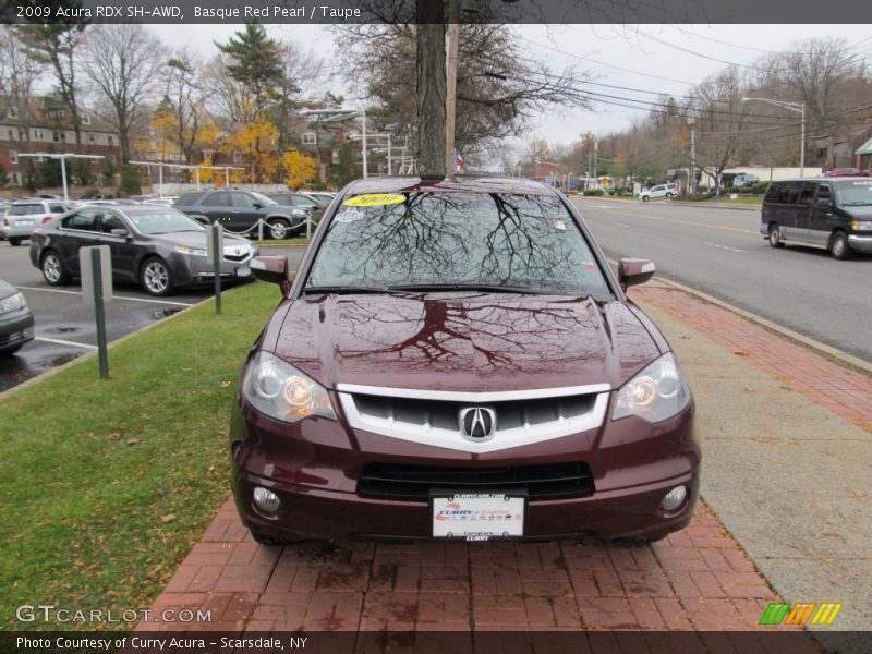 Basque Red Pearl / Taupe 2009 Acura RDX SH-AWD