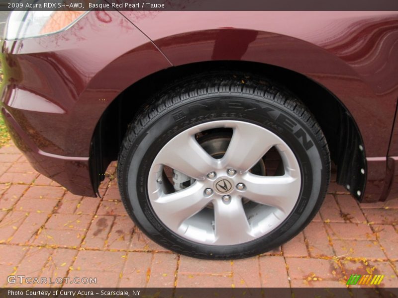 Basque Red Pearl / Taupe 2009 Acura RDX SH-AWD