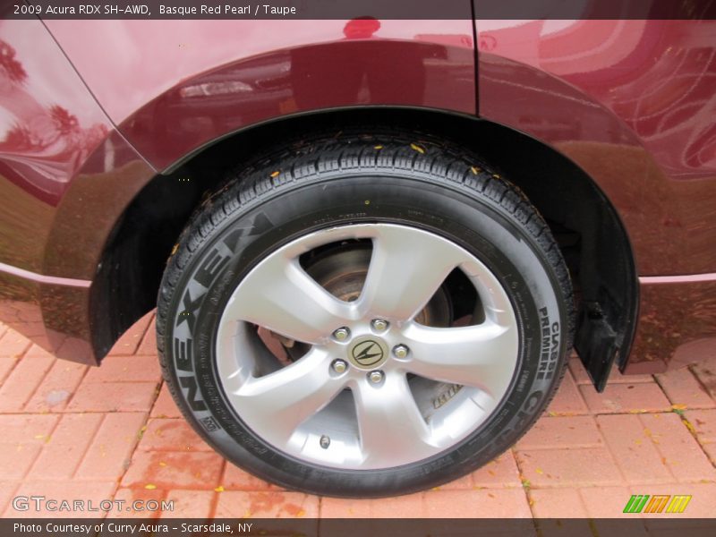 Basque Red Pearl / Taupe 2009 Acura RDX SH-AWD
