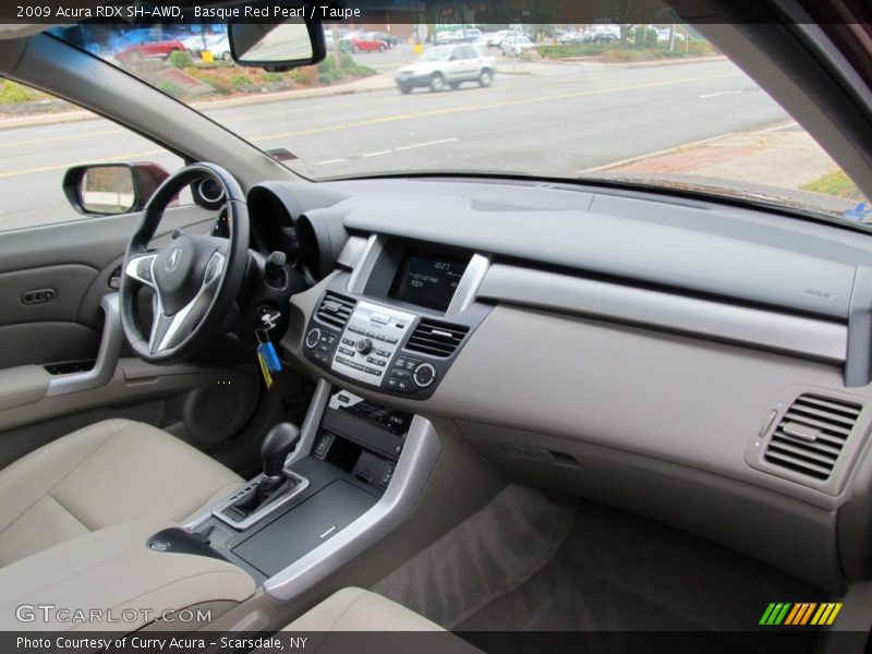 Basque Red Pearl / Taupe 2009 Acura RDX SH-AWD