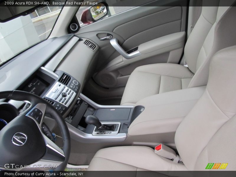 Basque Red Pearl / Taupe 2009 Acura RDX SH-AWD