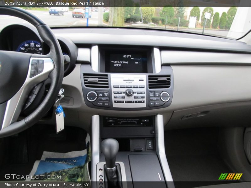 Basque Red Pearl / Taupe 2009 Acura RDX SH-AWD