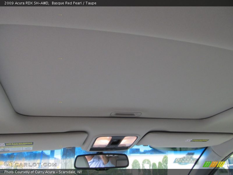 Basque Red Pearl / Taupe 2009 Acura RDX SH-AWD