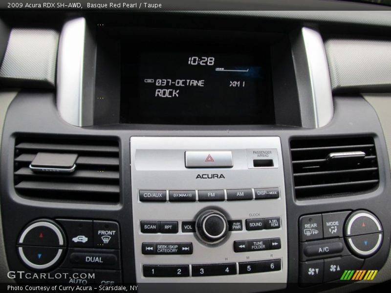 Basque Red Pearl / Taupe 2009 Acura RDX SH-AWD