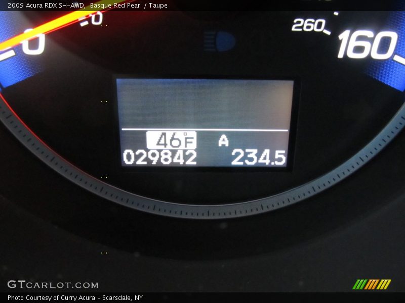 Basque Red Pearl / Taupe 2009 Acura RDX SH-AWD