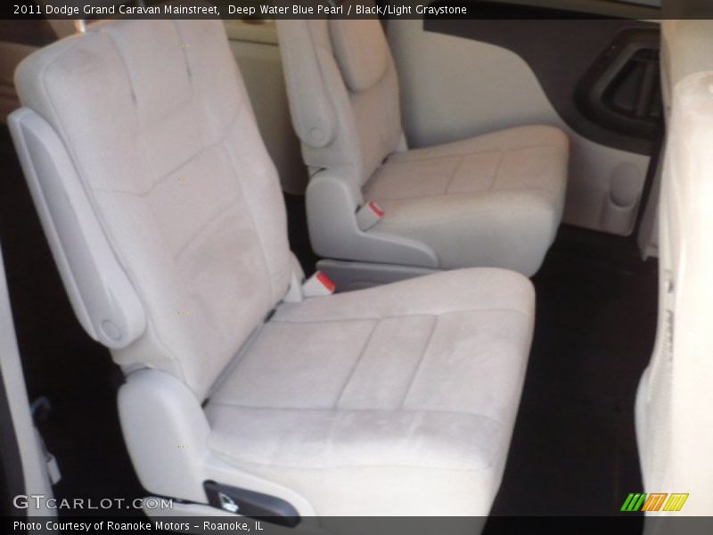 Deep Water Blue Pearl / Black/Light Graystone 2011 Dodge Grand Caravan Mainstreet
