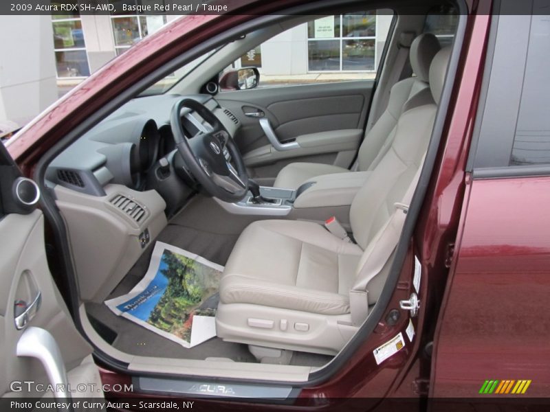 Basque Red Pearl / Taupe 2009 Acura RDX SH-AWD