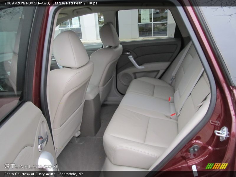 Basque Red Pearl / Taupe 2009 Acura RDX SH-AWD