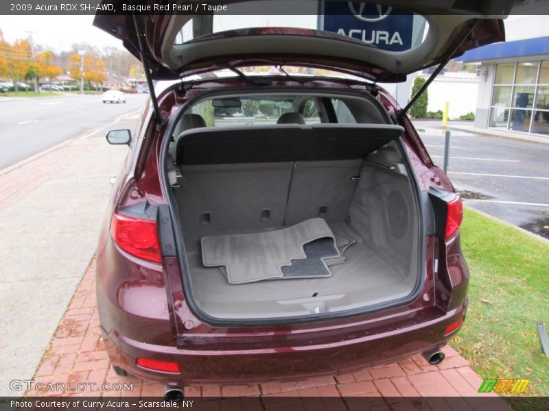 Basque Red Pearl / Taupe 2009 Acura RDX SH-AWD