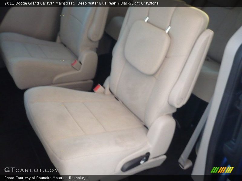 Deep Water Blue Pearl / Black/Light Graystone 2011 Dodge Grand Caravan Mainstreet