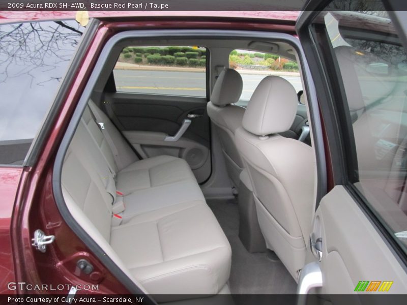 Basque Red Pearl / Taupe 2009 Acura RDX SH-AWD