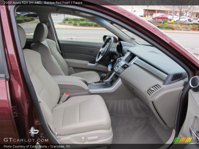 Basque Red Pearl / Taupe 2009 Acura RDX SH-AWD