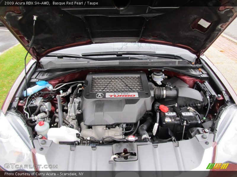 Basque Red Pearl / Taupe 2009 Acura RDX SH-AWD